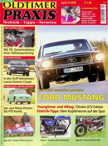 Deckblatt Oldtimer Praxis (04/2009)